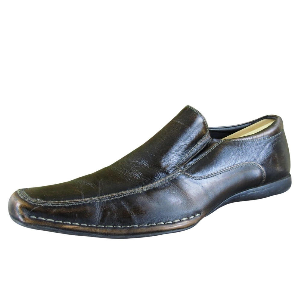 Gordon Rush Men's Zane Loafer Brown Leather Size 12 Medium  Used‎ 2025